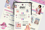 Canva Website Template, a Landing Page Template by Anna Design Studio (Thumbnail 1 of 8)