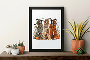 Halloween Skeleton Witch Women, a Seasonal Illustration by Craft Nest (Thumbnail 4 of 6)