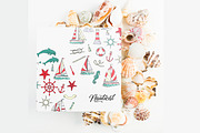 Nautical Elements with Ships, an Illustration by Nataliapiache (Thumbnail 5 of 7)
