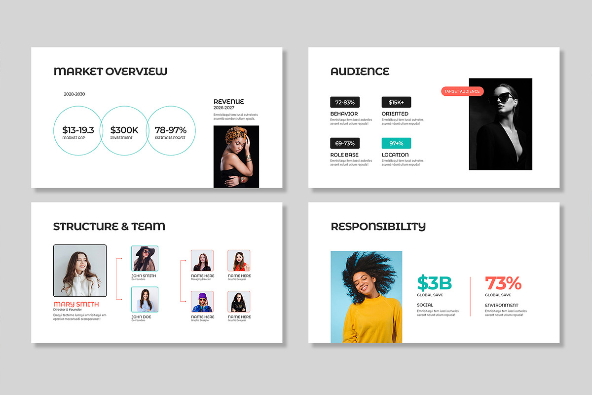 Creative & Minimal Company Profile, a Presentation Template by Mighty-Slide (Photo 5 of 7)
