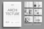 Architecture Portfolio Layout, a Magazine Template by MightyDesign (Thumbnail 1 of 6)