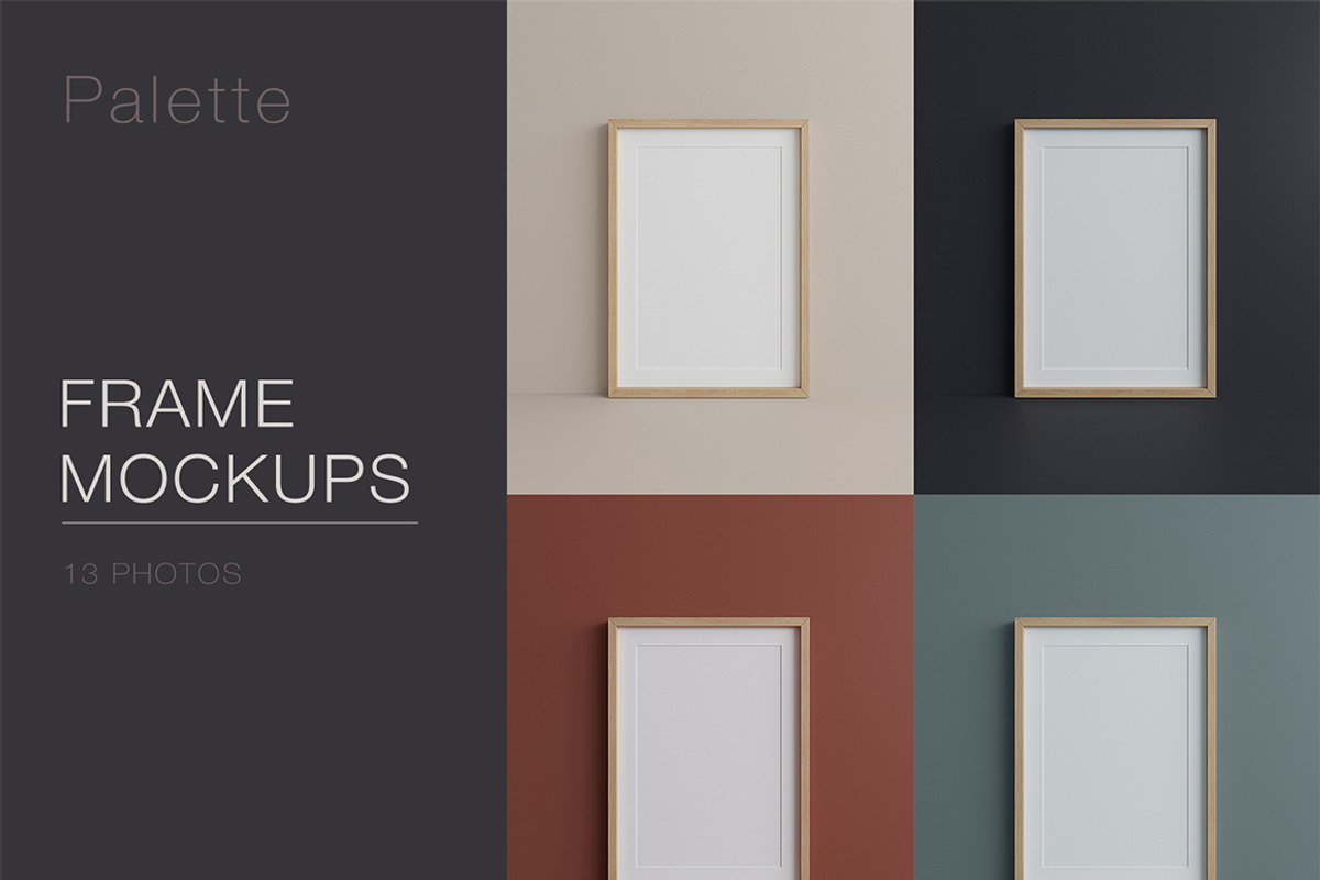 Frame Mockup Kit Palette, a Product Mockup by MockupsMarket (Photo 2 of 9)