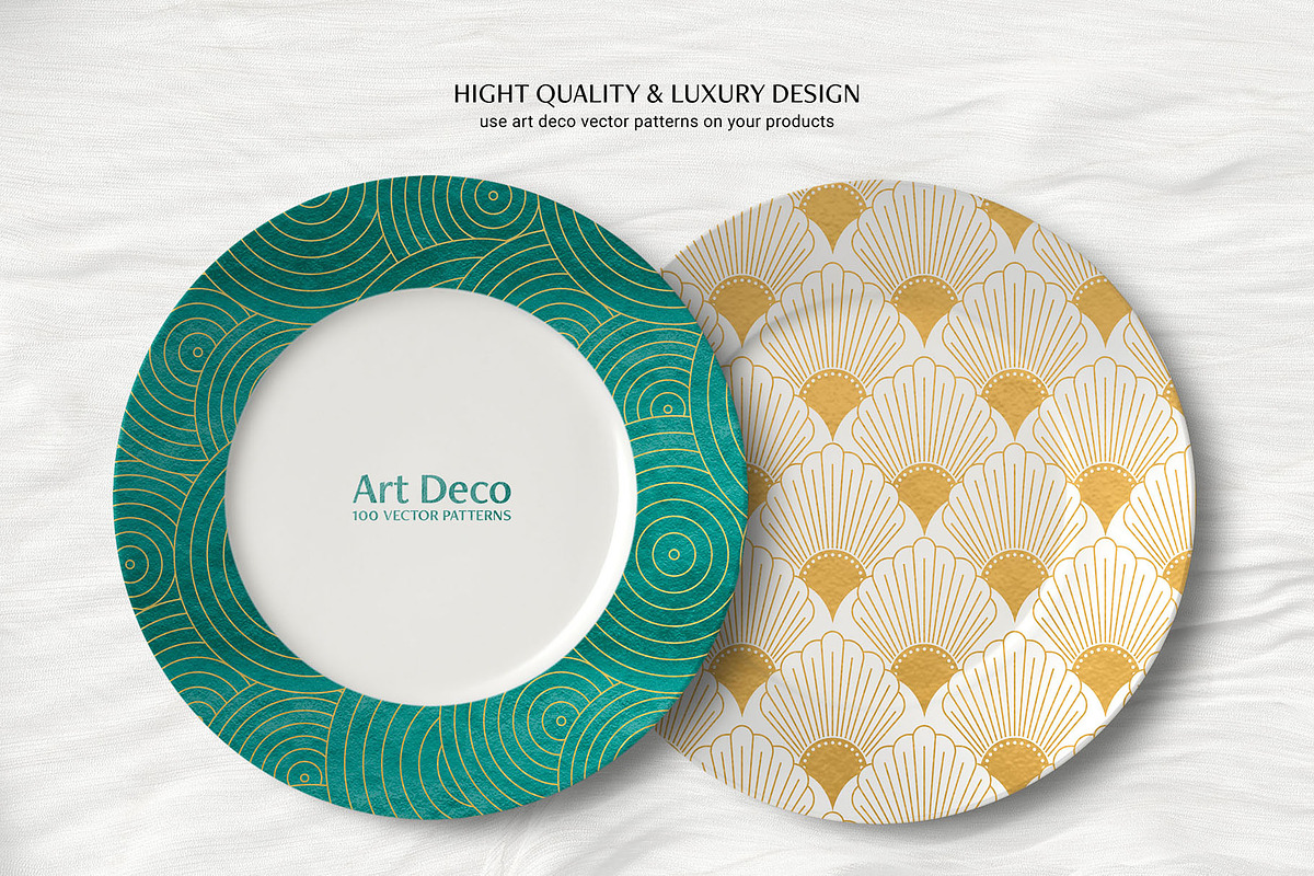 Art Deco Patterns Collection, a Pattern Graphic by DesignerCandies (Photo 7 of 21)