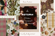 AUTUMN BUNDLE Textures Icons Prints, an Object Graphic by Lana Elanor (Thumbnail 3 of 10)