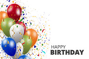 Happy birthday Banner Design, a Background Graphic by Sashamim22 (Thumbnail 1 of 3)