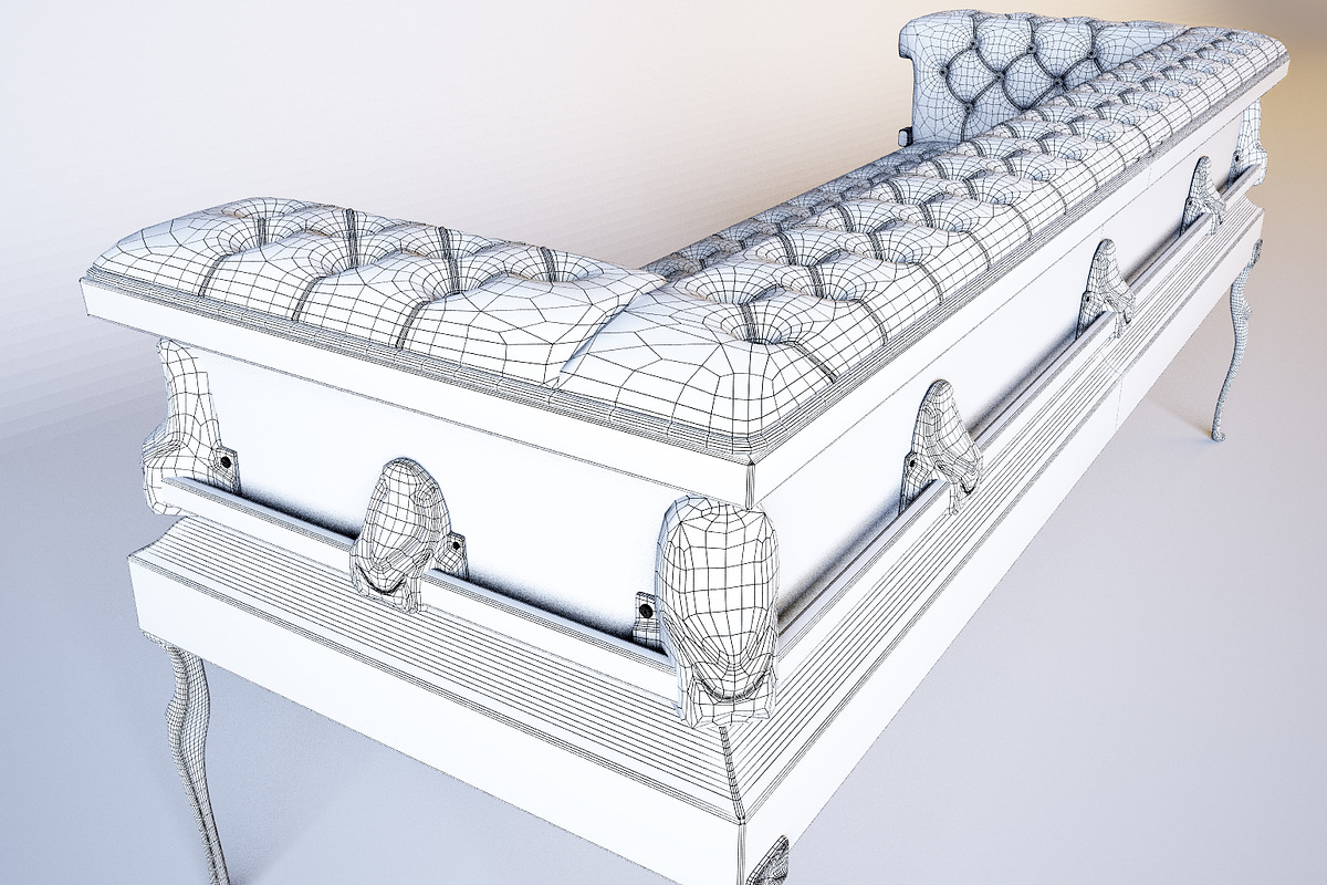 The Heretic vintage sofa, a Furniture 3D Model by anna-archi shop (Photo 6 of 6)