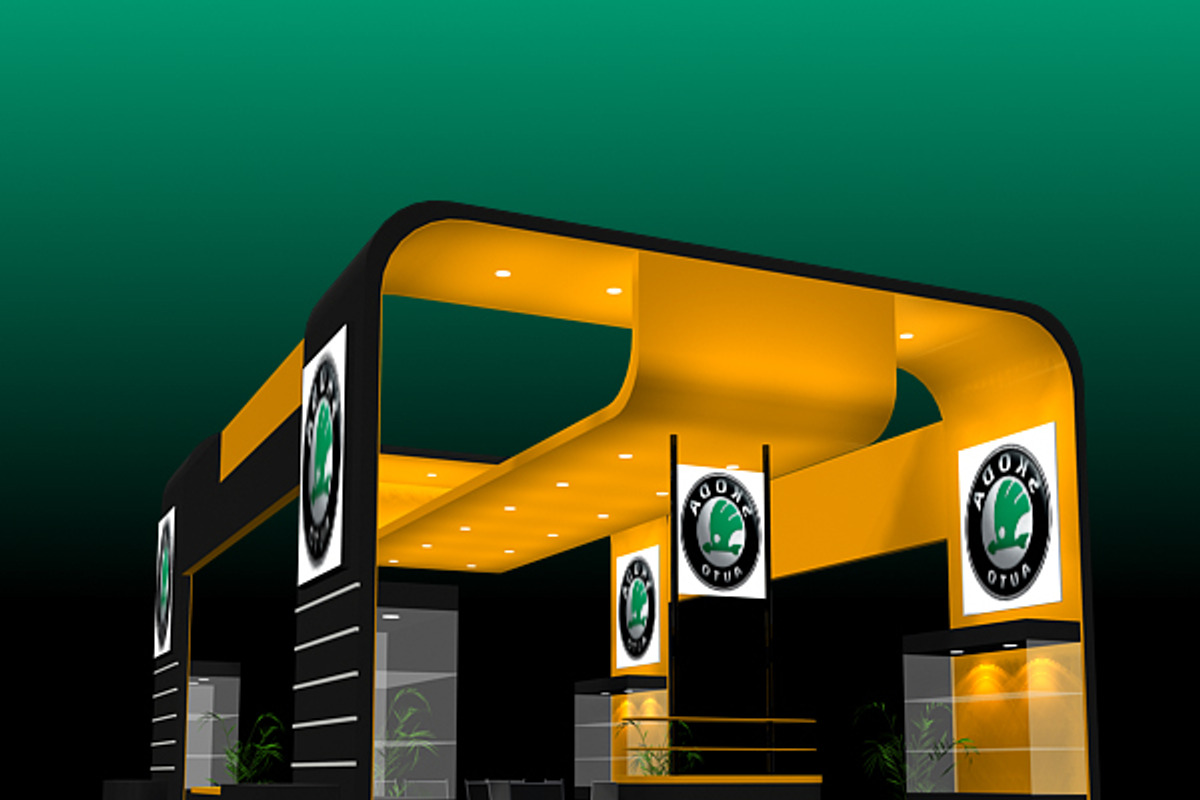 4 Exhibit Booth Design for TradeShow, an Architecture 3D Model by VisualCG (Photo 23 of 28)