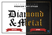 Diamond & Metal #1 - 15 Text Styles, a Layer Style Add-On by Jonas Stensgaard (Thumbnail 17 of 18)