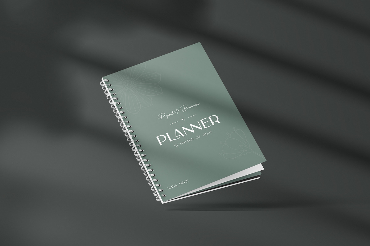 Planner & Notebook Template, a Stationery Template by DesignCrest