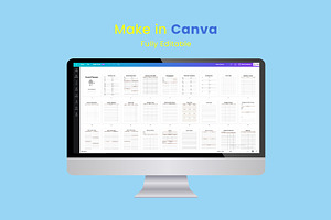 Editable Event Planner Canva