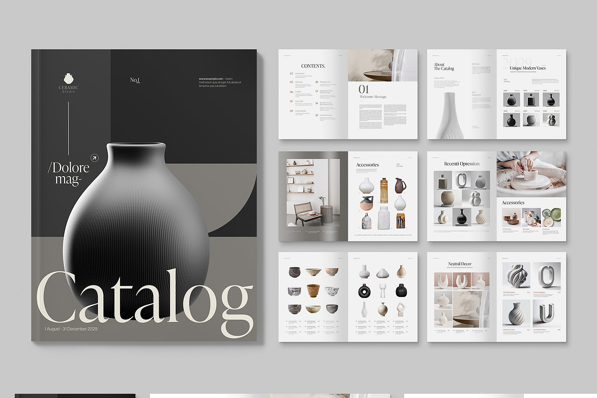 Catalog Brochure Template, a Brochure Template by BrandPacks (Photo 6 of 6)