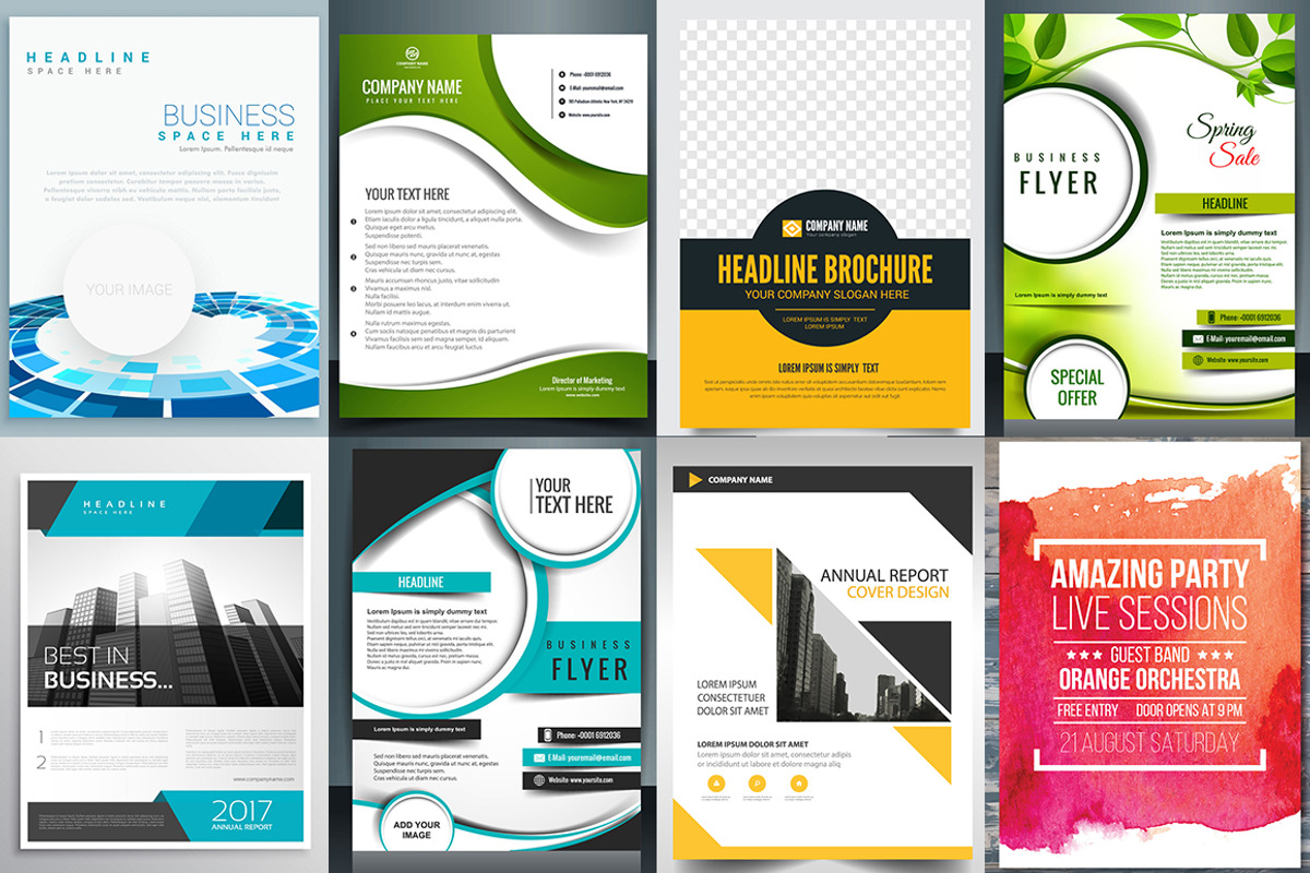 250+ Flyers Bundle 95% Extra, a Flyer Template by Imagine Design Studio (Photo 35 of 36)