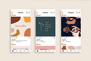 Shapes Instagram Posts Template, a Social Media Template by Wild Ones (Thumbnail 2 of 6)