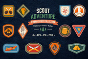 Scout Adventure Badges, an Object Graphic by sivVector (Thumbnail 1 of 3)