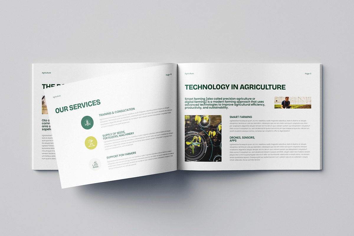 Agriculture Brochure Landscape, a Brochure Template by Pixelpick (Photo 9 of 9)