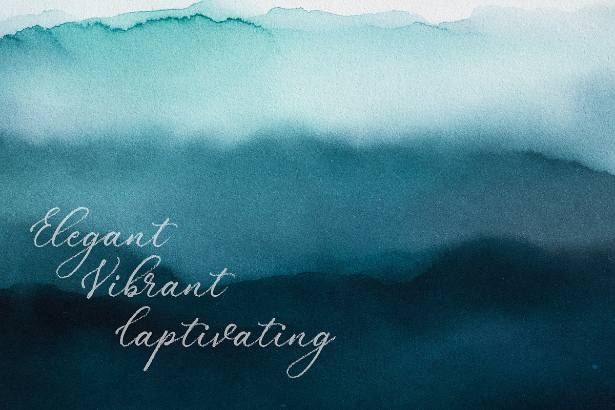 Oceanica - Watercolor Textures, a Background Graphic by Deveze Art & Co (Photo 3 of 14)
