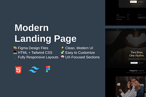 Couples Landing Page, a Landing Page Template by PetersTouch Creative