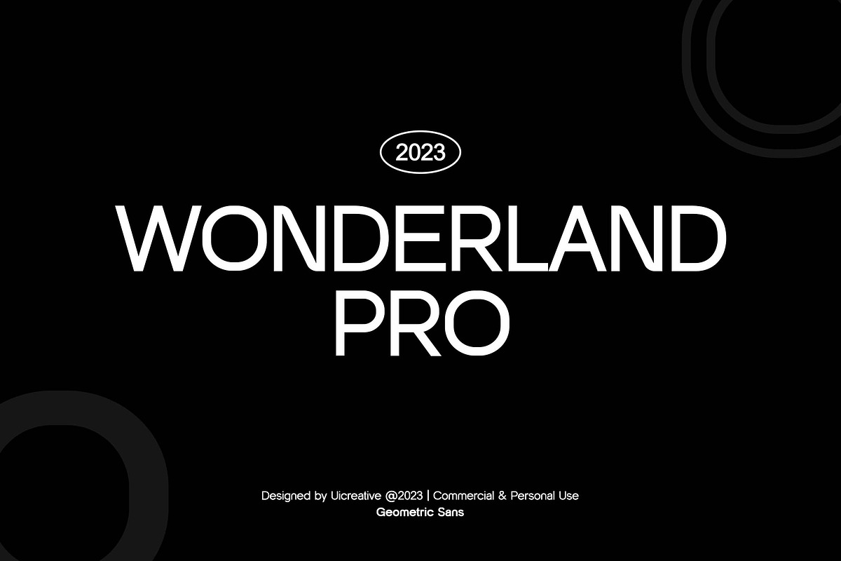 WONDERLANDPRO Modern Sans Serif Font, a Sans Serif Font by UICreative (Photo 1 of 13)