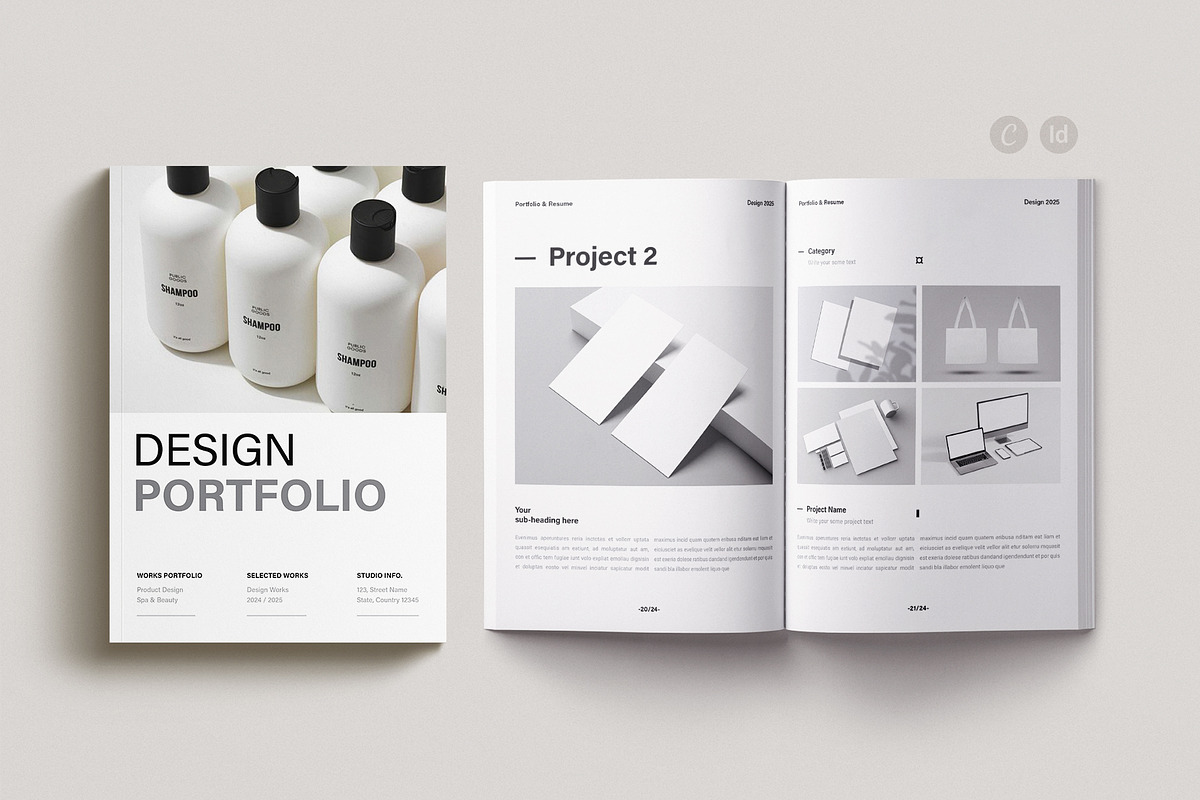 Design Portfolio and Resume Template