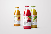 Juice Bottle Mockup Set, a Cups & Container Mockup by Deeplab (Thumbnail 11 of 14)
