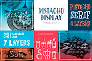 Pistacho Typefamily, a Handwritten Font by Calderón (Thumbnail 14 of 14)
