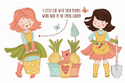 SPRING GARDEN Vector Illustration, a Decorative Illustration by FARAWAYKINGDOM (Thumbnail 2 of 10)