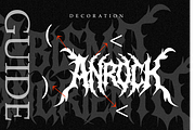 Abismo Sangriento - Black Metal Font, a Blackletter Font by Masyafi Studio (Thumbnail 2 of 6)