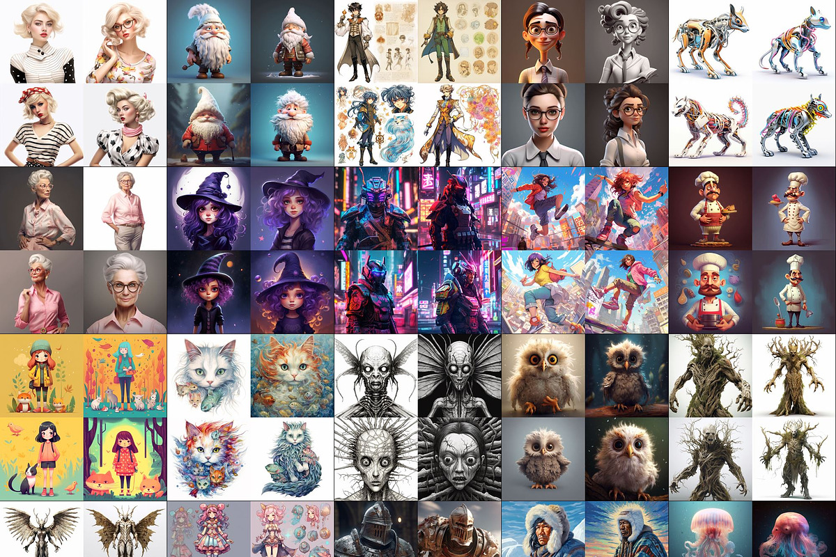 391 Midjourney Character Prompts, a Person Illustration by Sevenstyles