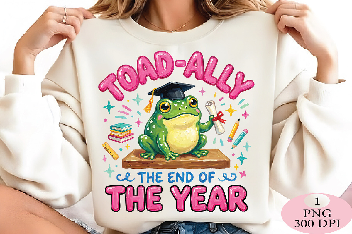 Cute Graduation Frog PNG, a Seasonal Illustration by Daily.Designs (Photo 2 of 5)