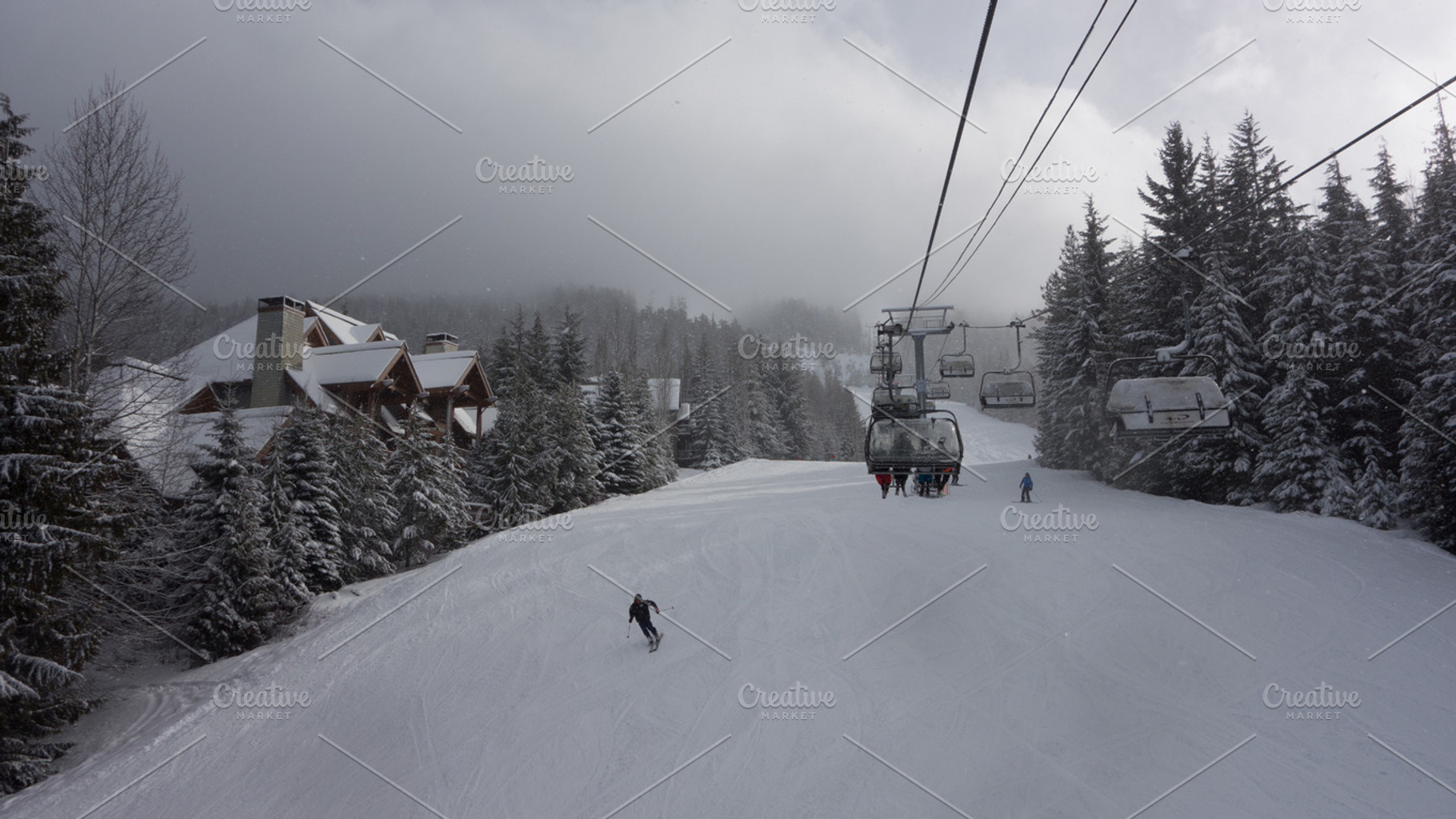 Whistler Blackcomb Mountain Skiing