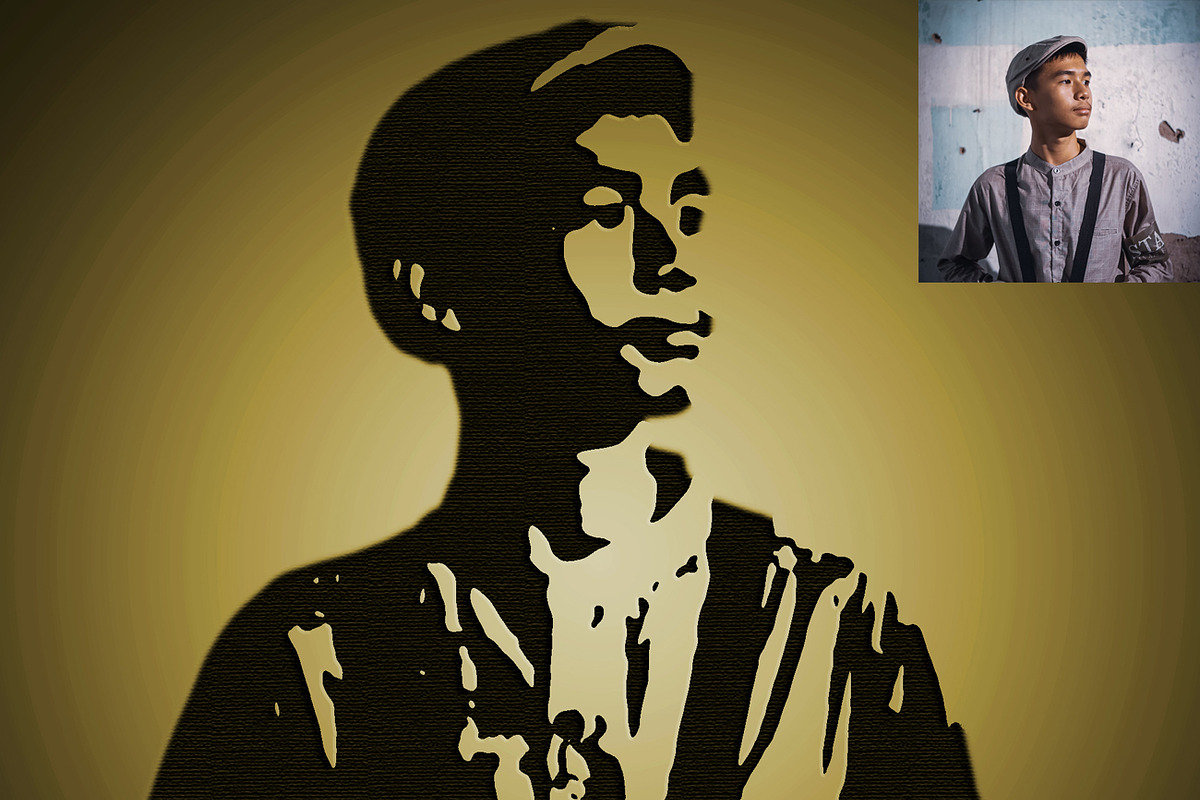 Vector Portrait Photoshop Action, an Action Add-On by Studio Retouch (Photo 8 of 11)