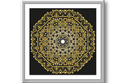 Damask Vector Oriental Pattern, a Decorative Illustration by FineArtStudio (Thumbnail 2 of 3)