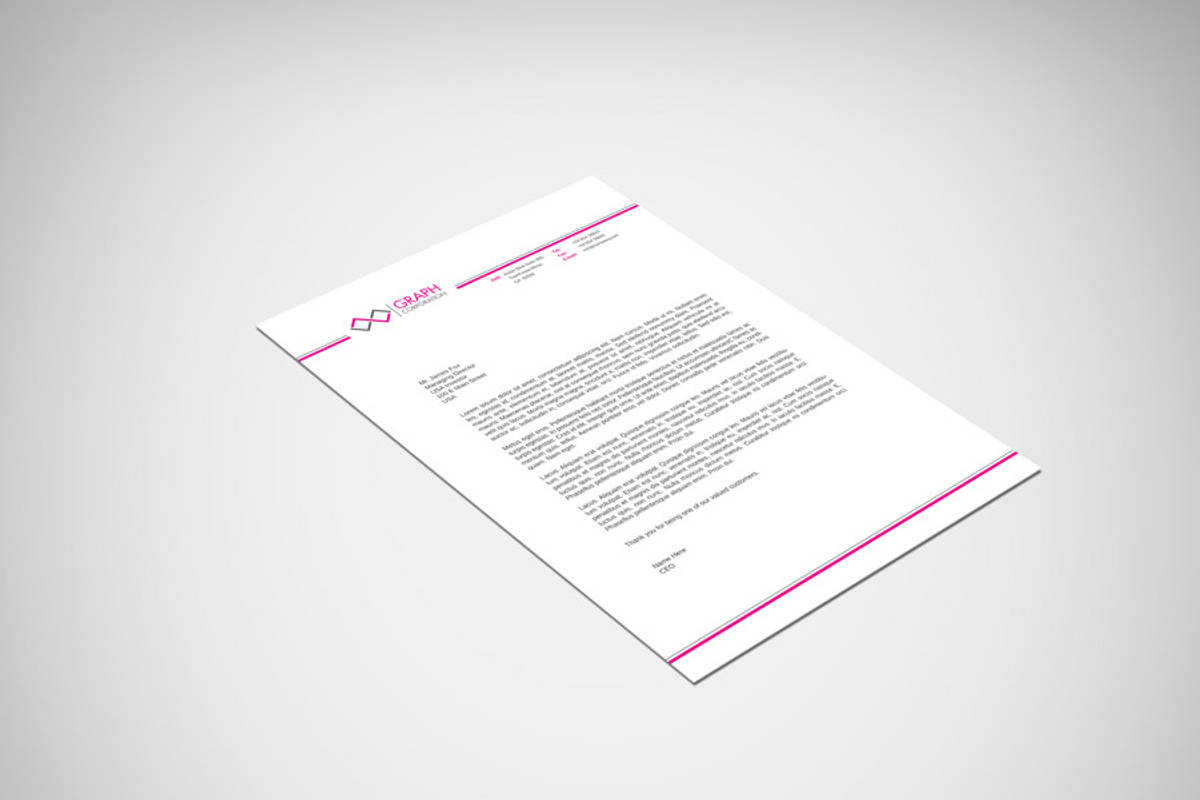 Letterhead, a Stationery Template by asimalikhan555 (Photo 6 of 9)