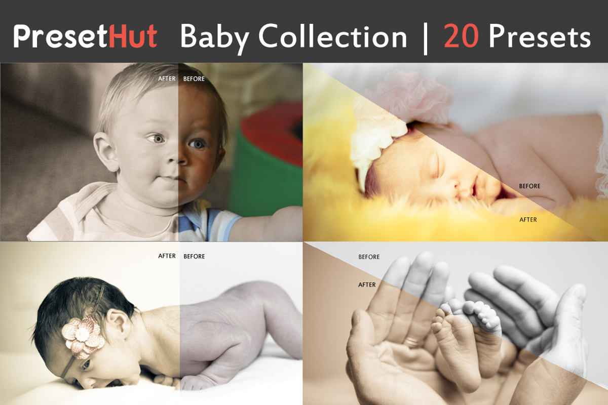 The Baby Collection, an Action Add-On by PresetHut (Photo 1 of 5)