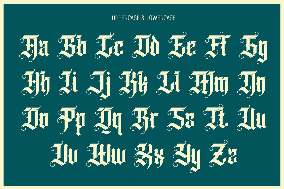 Grindmore, a Blackletter Font by LetterStock (Photo 5 of 7)