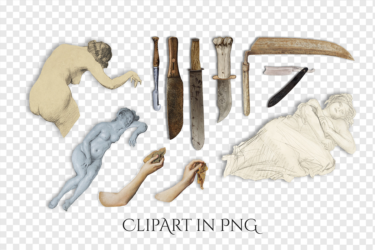Jack The Ripper Clipart Graphics Set, an Illustration by Secret Helper