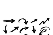 Black Brushstroke Arrows, an Object Graphic by MISS CHATZ (Thumbnail 2 of 3)