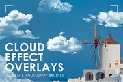 30 Realistic Cloud Overlays, a Brush Add-On by NassyArt (Thumbnail 1 of 9)