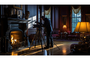equipment taking picture of house ai, an Architecture Photo by pikepicture