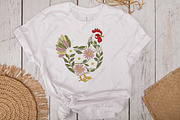 Yarn Easter Floral Chicken PNG, an Illustration by CraftArtStudio (Thumbnail 2 of 4)