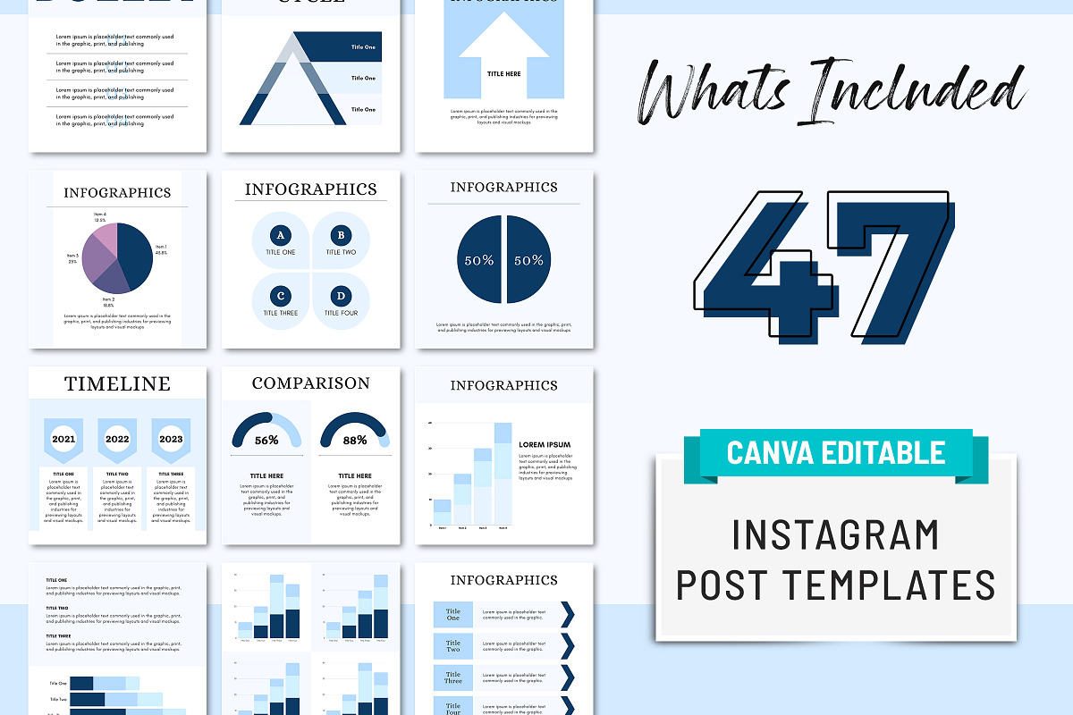 Instagram Charts and Graphs Template, a Presentation Template by Snapybiz (Photo 6 of 8)