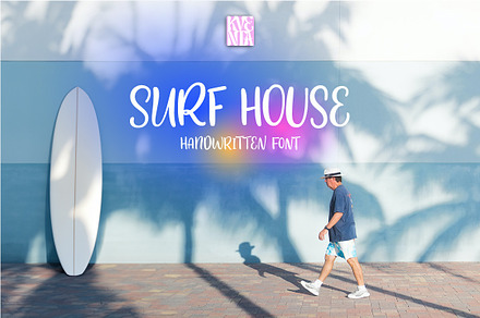 Surf House Handwritten font