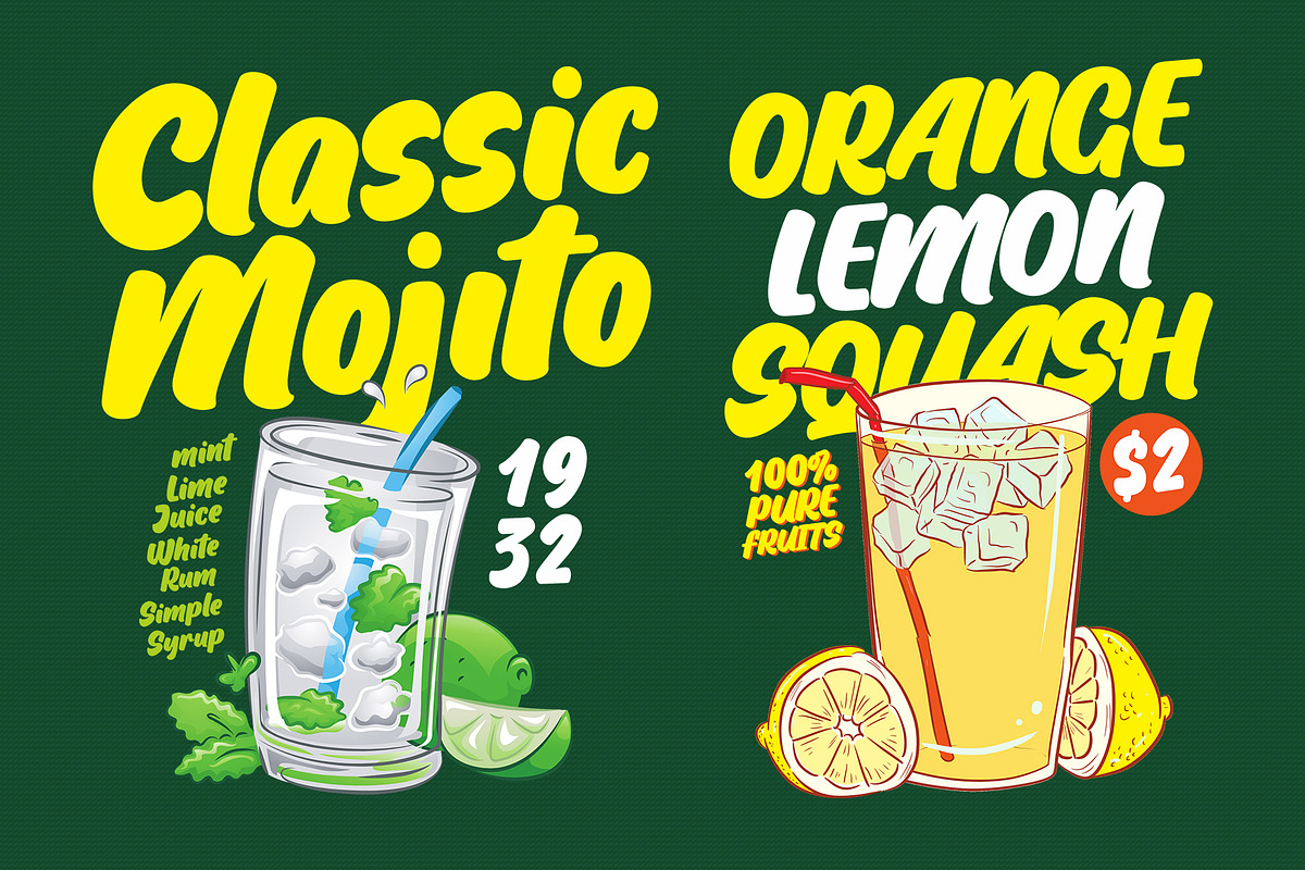 Lemon Round - Bold Display Font, a Script Font by Four Lines Std. (Photo 2 of 8)