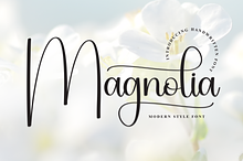 Magnolia | Script Font
