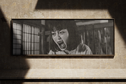 screaming 110+ vintage horror poster, a Wallpaper Graphic by Fox's Monday (Thumbnail 3 of 6)