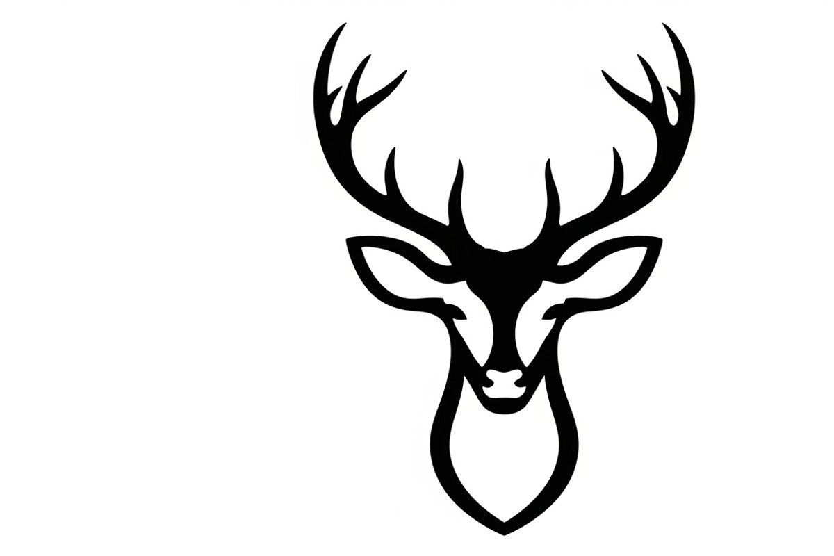 deer head wall mount silhouette, an Illustration by Amazin_art (Photo 12 of 51)