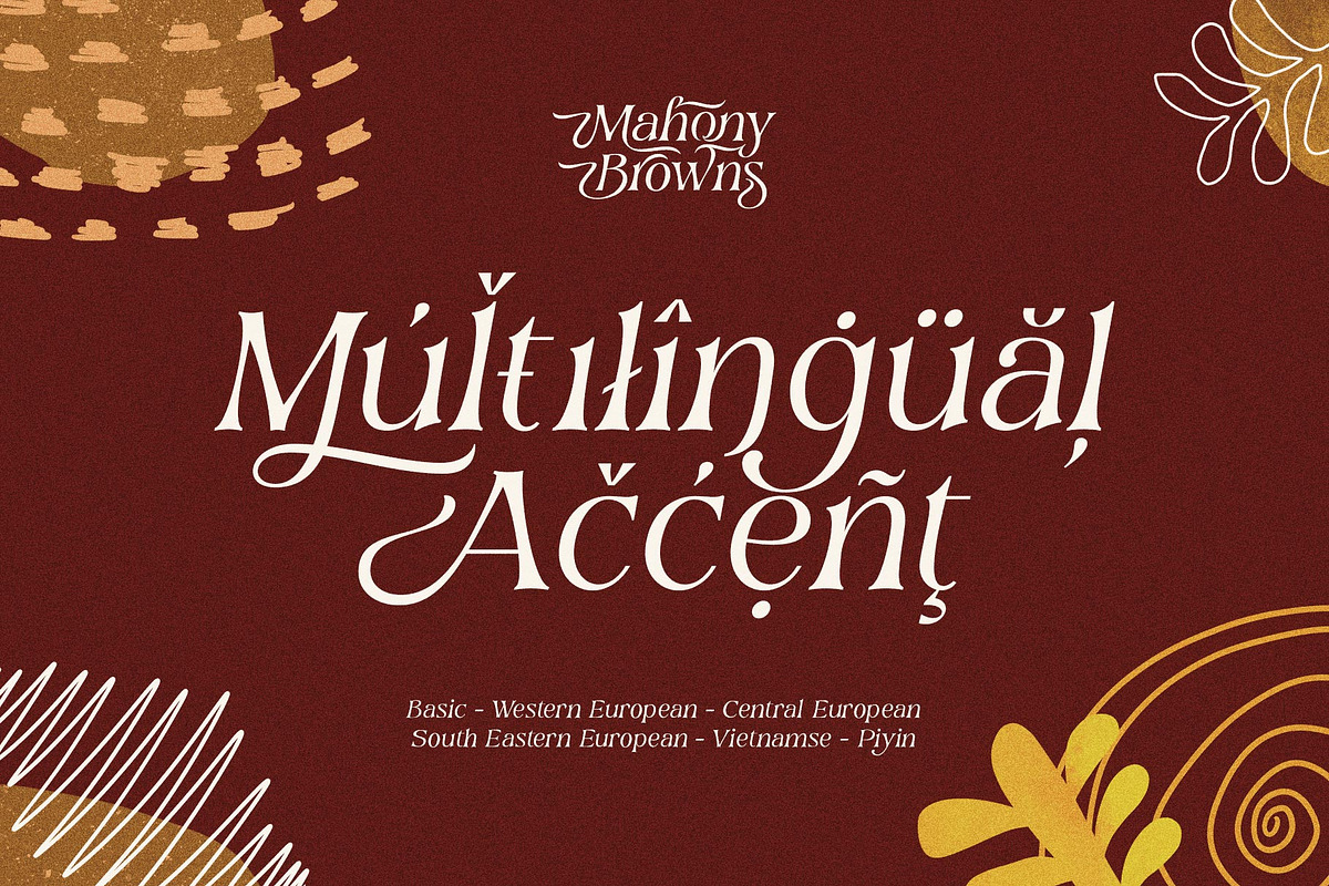 Mahony Browns Typeface, a Serif Font by alit design (Photo 5 of 15)