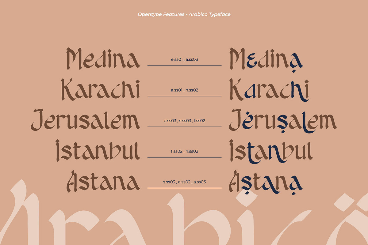 Arabico, a Symbol Font by Nathatype (Photo 8 of 11)