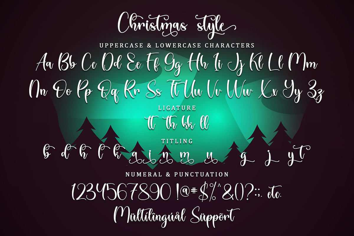 Christmas Style - Modern Calligraphy, a Script Font by alifryanzulfikar (Photo 6 of 8)