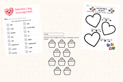 Valentine Coloring Pages & Activity, a Seasonal Illustration by MIRoots Design Studio (Thumbnail 3 of 5)